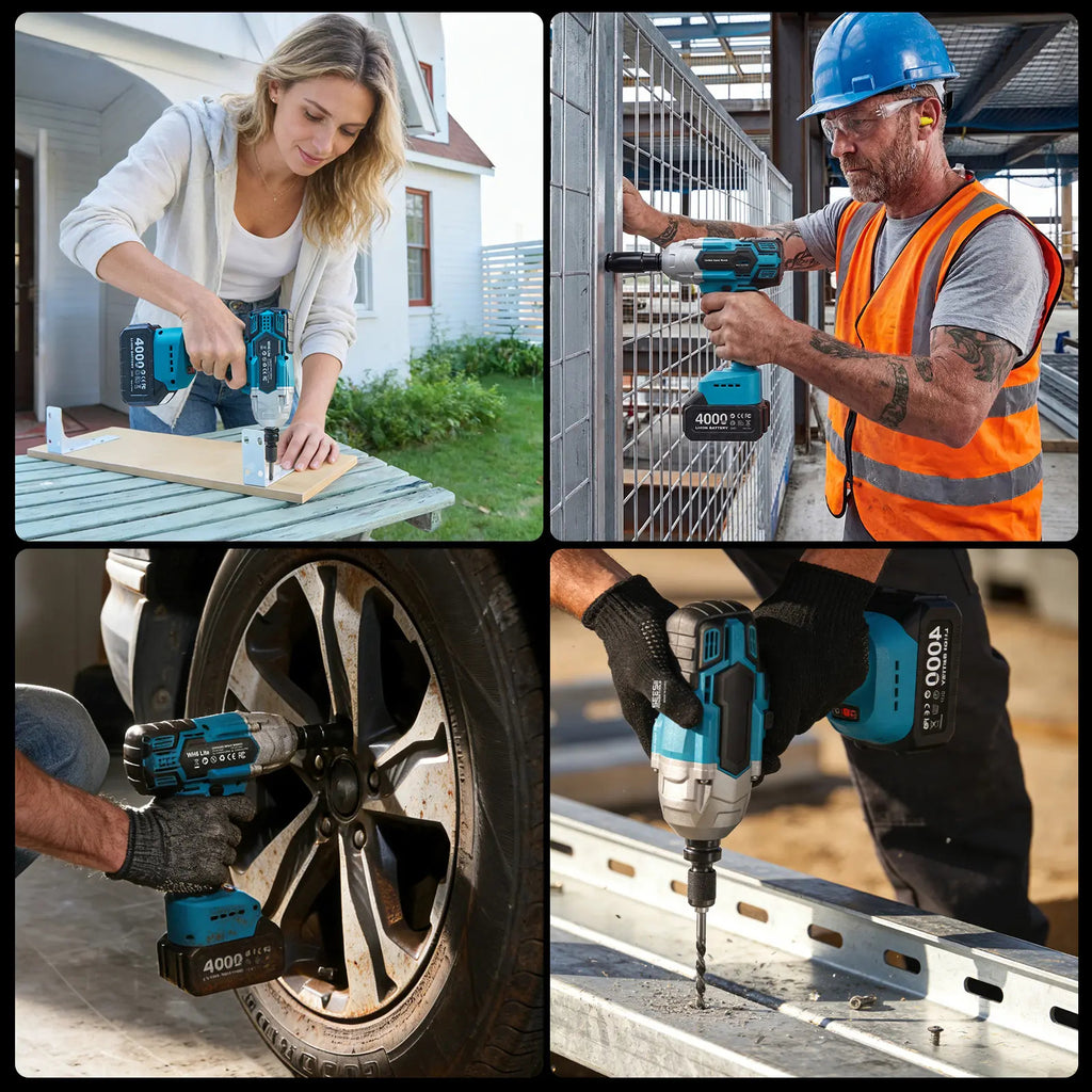 3‑in‑1 Cordless 1/2 Inch Impact Wrench